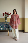 ✨ MEHRIZA – Premium Lawn Embroidered 2PC Farshi Set