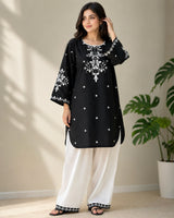 SAAZ-E-SUKOON – EMBROIDERED 2PC FARSHI