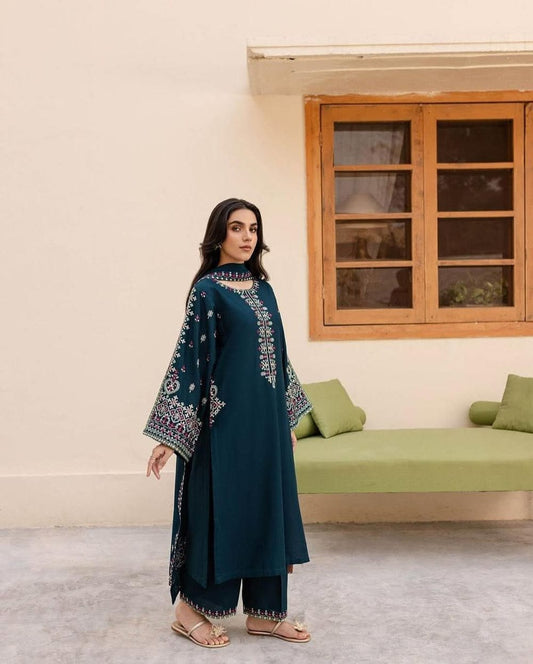 Mashal – Premium Embroidery 3 Piece Lawn Set ✨