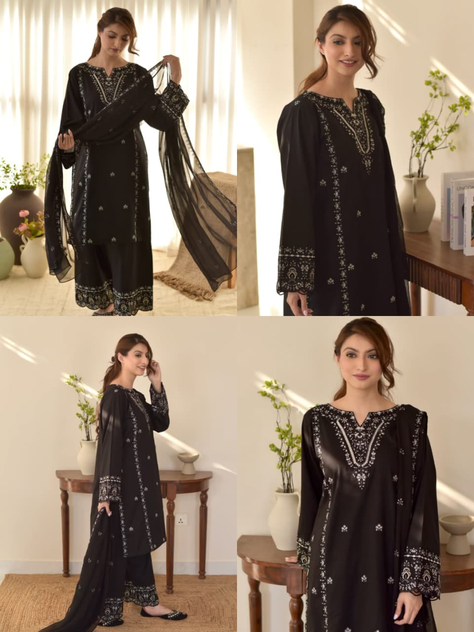 BAREEN EMBROIDERED 3PC