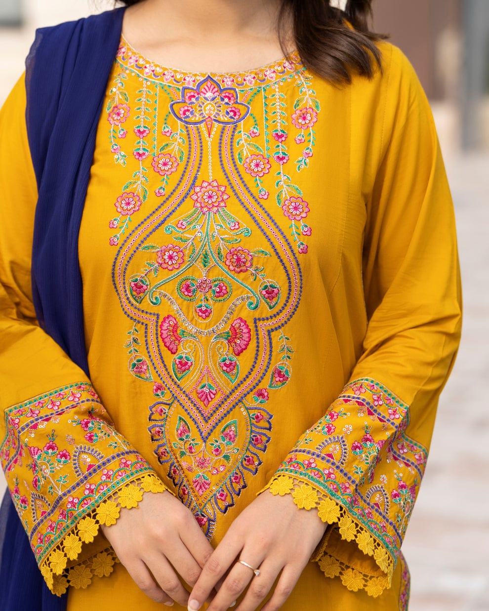 RANGREZA EMBROIDERED 3PC