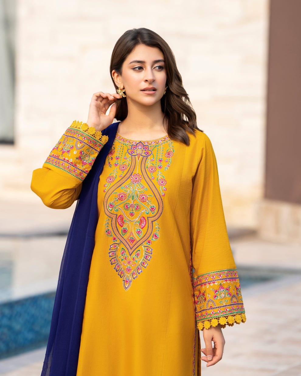 RANGREZA EMBROIDERED 3PC
