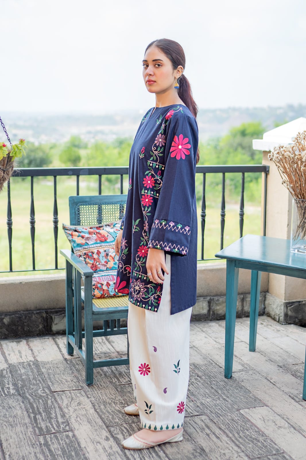DANANEER EMBROIDERY 2PC (FARSHI)