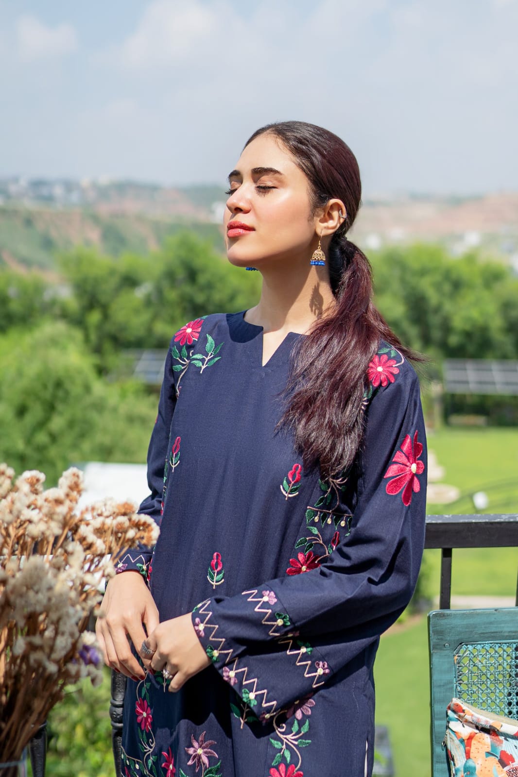 DANANEER EMBROIDERY 2PC (FARSHI)