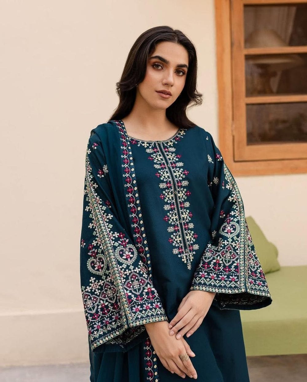 Mashal – Premium Embroidery 3 Piece Lawn Set ✨