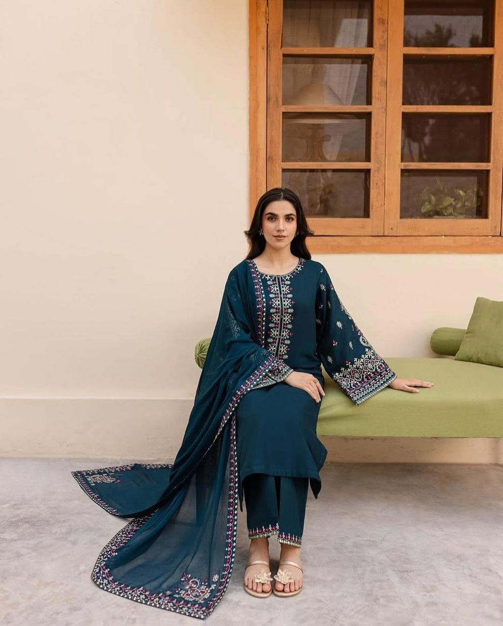 Mashal – Premium Embroidery 3 Piece Lawn Set ✨